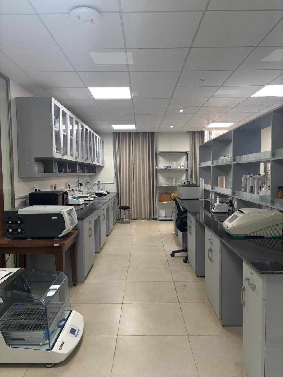 Laboratory setup at PPBC